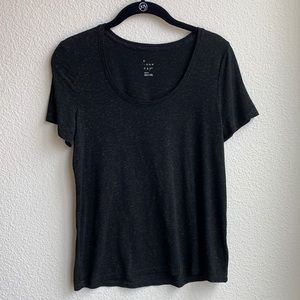✨a new day black t-shirt with gold specks✨